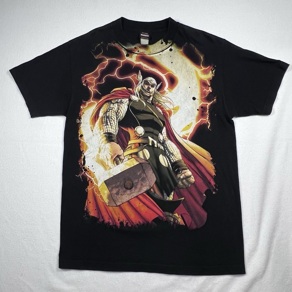 Thor Mad Engine Marvel Comics T-Shirt Medium Vintage‎